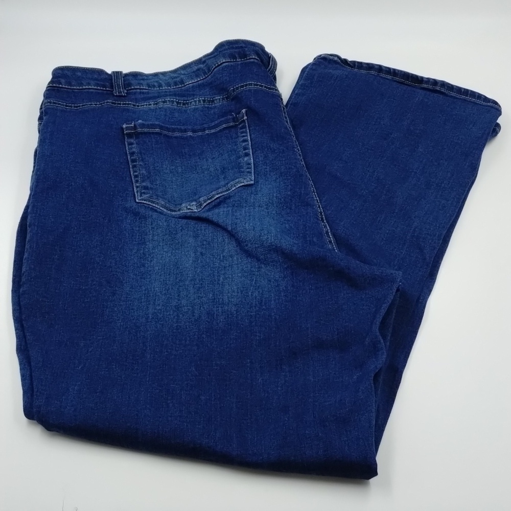 Legendary by Ashley Stewart Bootcut Jeans size 24, 31" inseam, dark wash